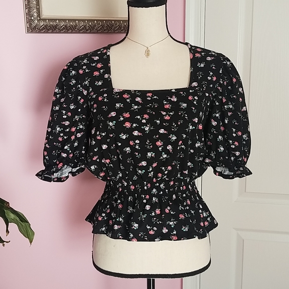 love, Fire Tops - Love Fire peplum top L